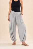 Pantalon Bohème Alluria gris perle